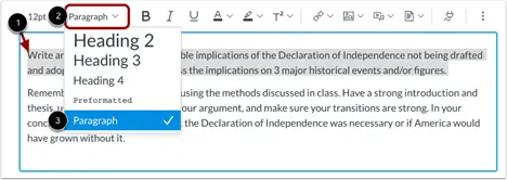Accessible Headings In Canvas Accessibility Oregon State University
